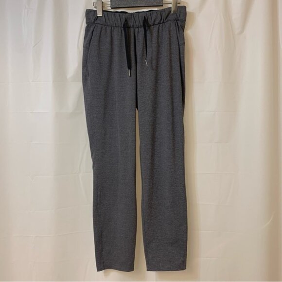 Lululemon On The Fly Pant Heathered Black 28” Size 4 - Picture 1 of 10